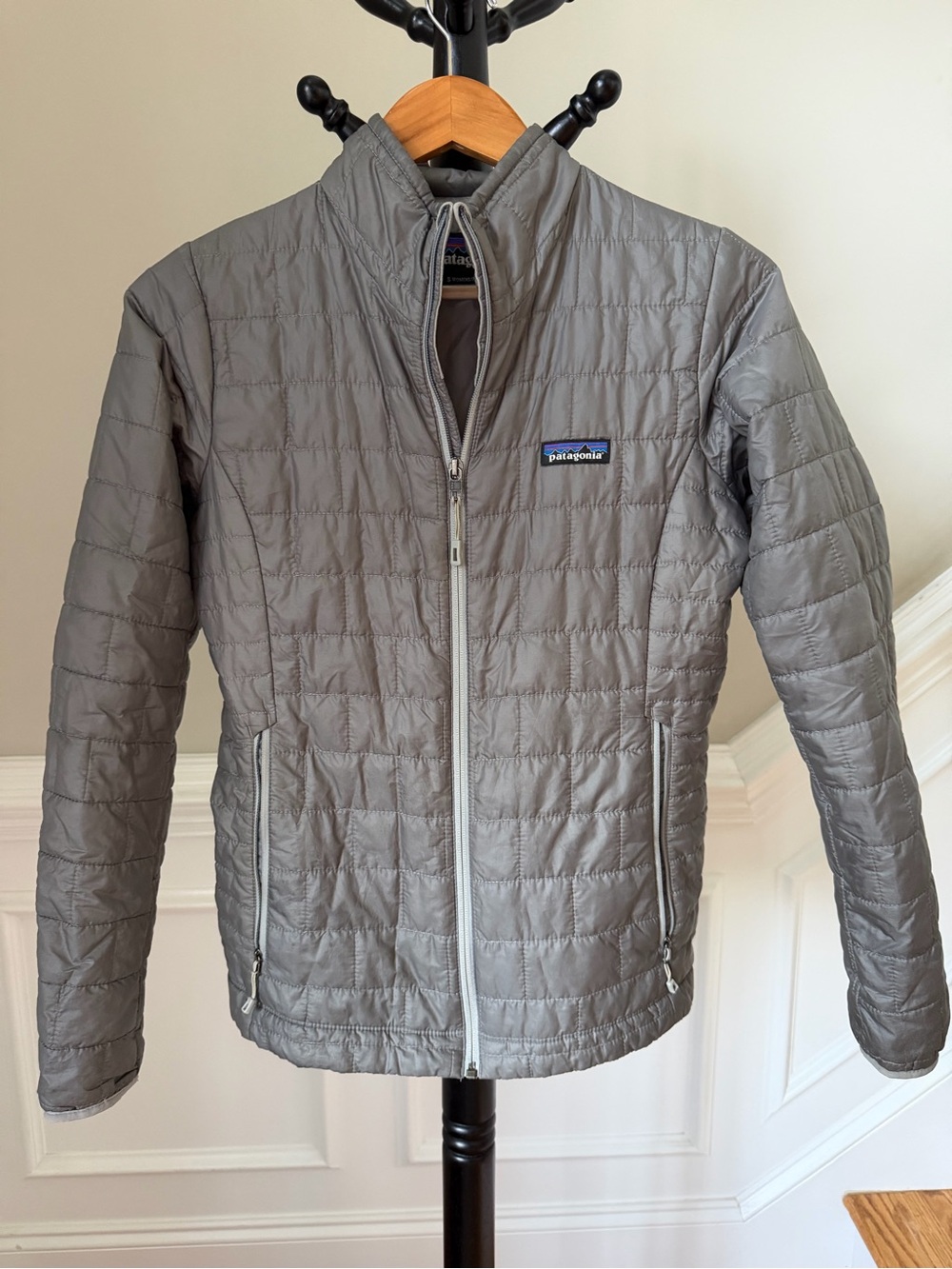 Patagonia Women’s Grey Quilted Puffer Jacket